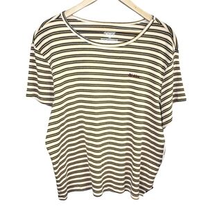 DICKIES Striped Short Sleeve Shirt Size 3X